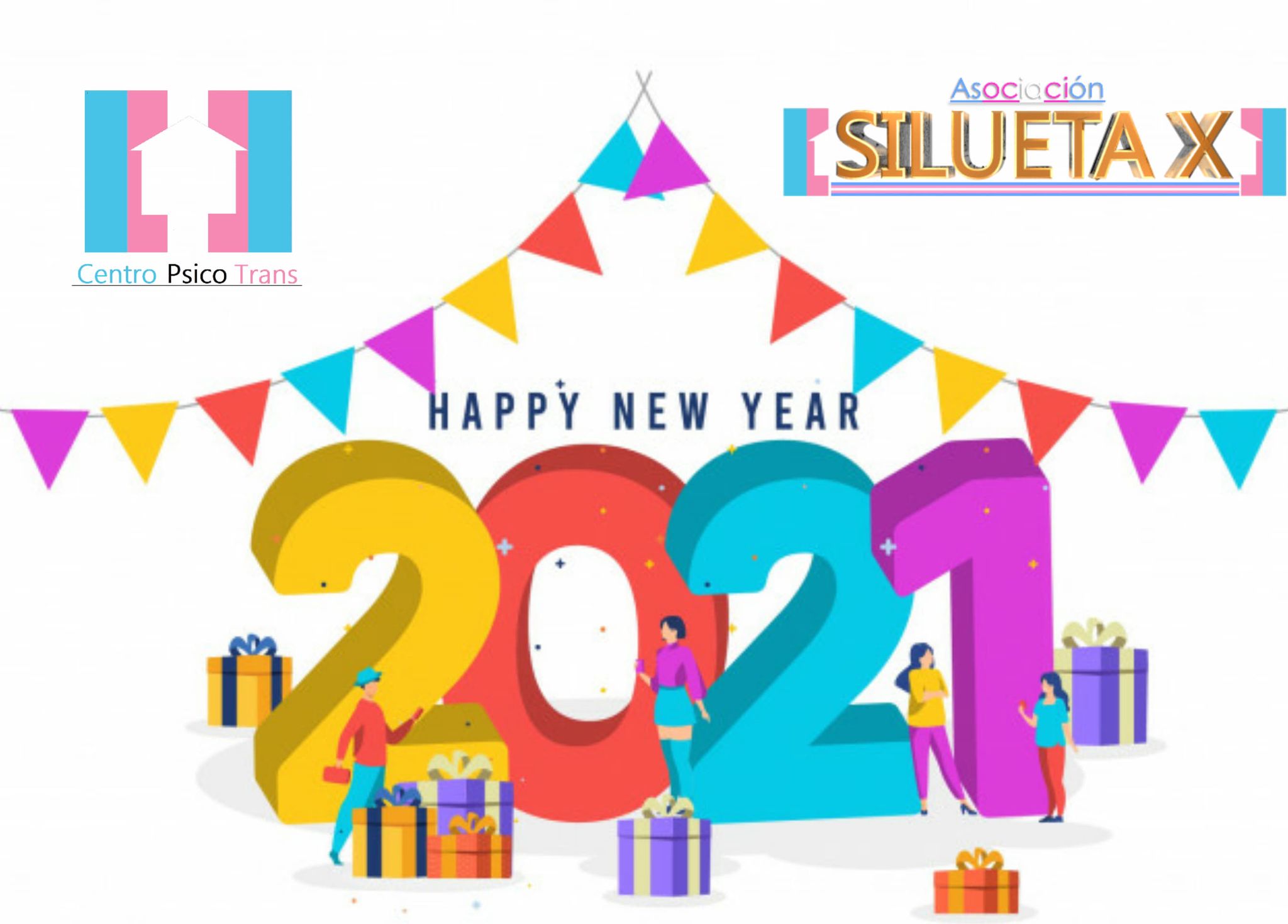 Feliz Año Nuevo 2021 Asociacion Silueta X Centro Psico Trans Ano Nuevo 2021