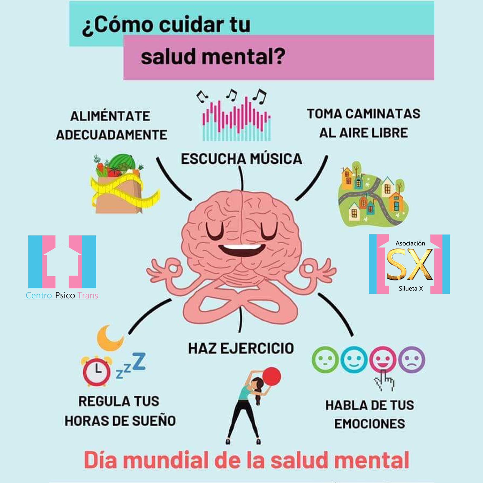 Dia De La Salud Mental Asociacion Silueta X Centro Psico Trans