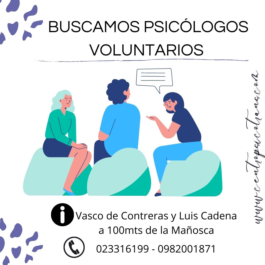 Buscamos Psicologos Voluntarios Centro Psico Trans 1