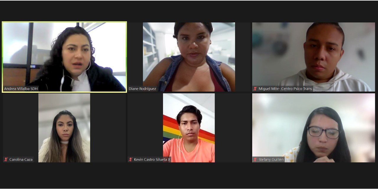 Centro Psico Trans De Quito Y Silueta X De Guayaquil Se Reune Con Secretaria De Dd.hh Sobre Asesinatos Lgbtiq Y Transfemicidios Centro Psico Trans