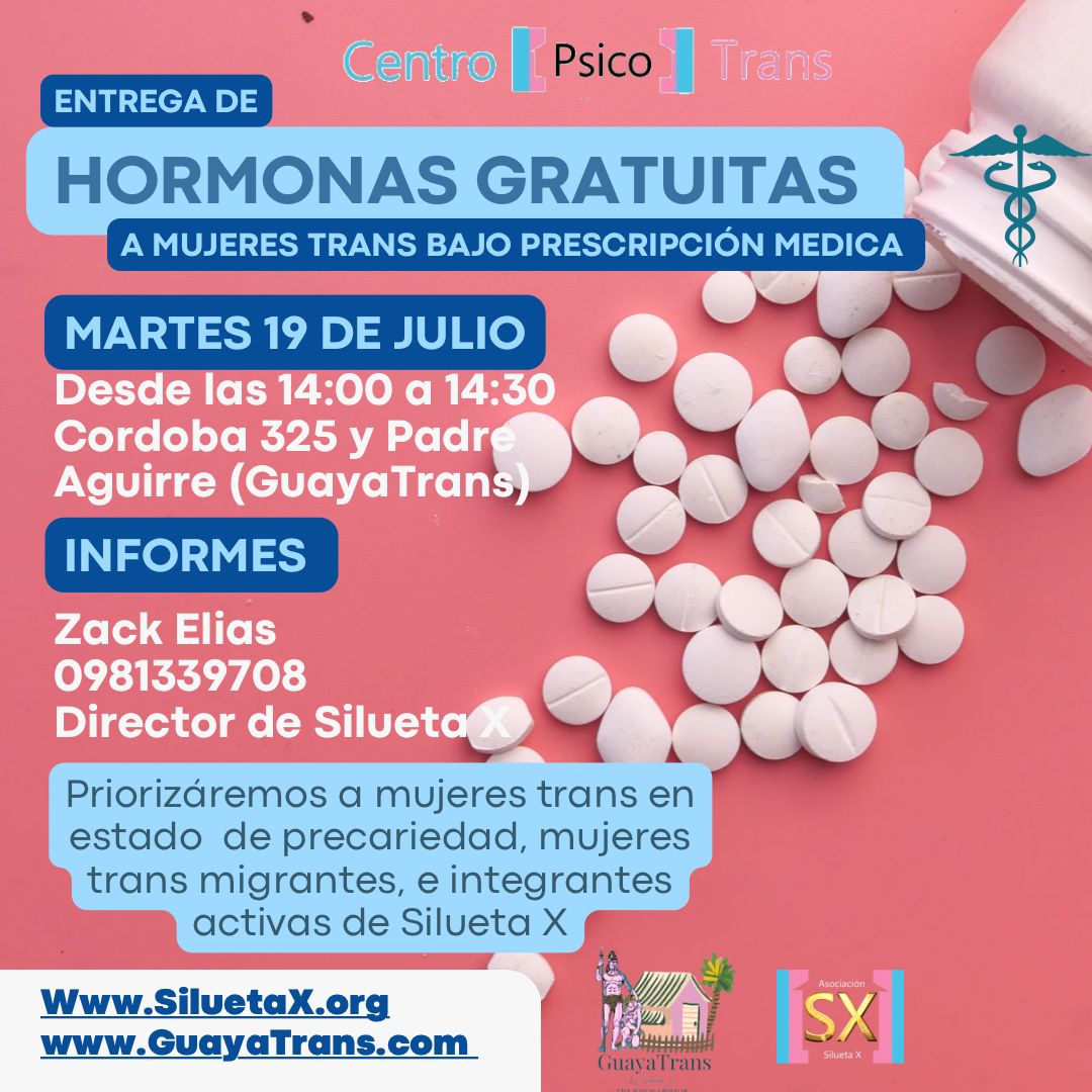 Entrega De Hormonas Gratutitas A Mujeres Trans